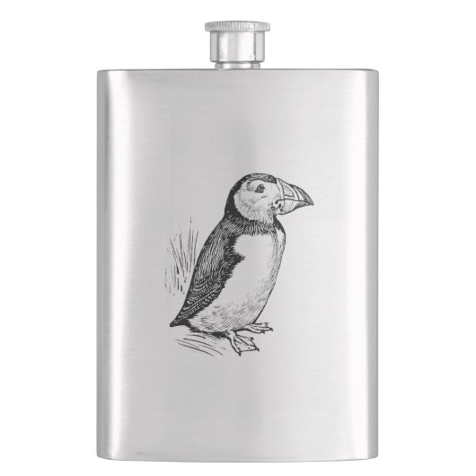 ツノメドリ フラスク (正面)