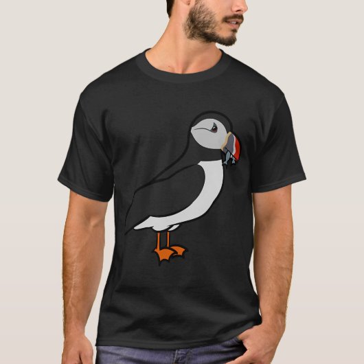 ツノメドリ Tシャツ (正面)