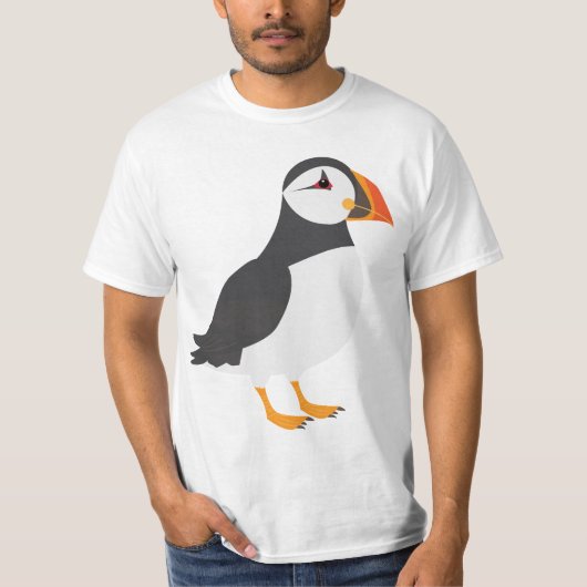 ツノメドリ Tシャツ (正面)