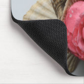 ツバキおよび貝 マウスパッド (コーナー)