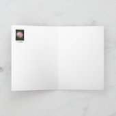 ツバキの空白のな挨拶状 カード (内部)