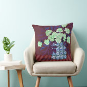 ツバキの花の泡の花瓶装飾用クッション クッション (椅子)