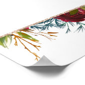 ツバキの館 冬 愛する人々を偲んで看板 ポスター (角)