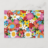 ツバキスをするメ春の花の結婚披露宴 エンクロージャーカード (裏面)