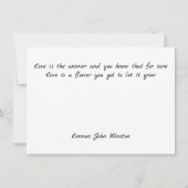 ツバキ墨と水彩 サンキューカード (裏面)