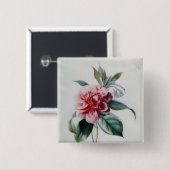 ツバキ 缶バッジ (正面&裏面)