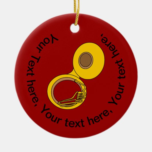 ツバミュージカル楽器 セラミックオーナメント (正面)