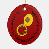 ツバミュージカル楽器 セラミックオーナメント (左)