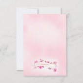 ツバメたち　結婚式の日程をお伝えします セーブザデート (裏面)