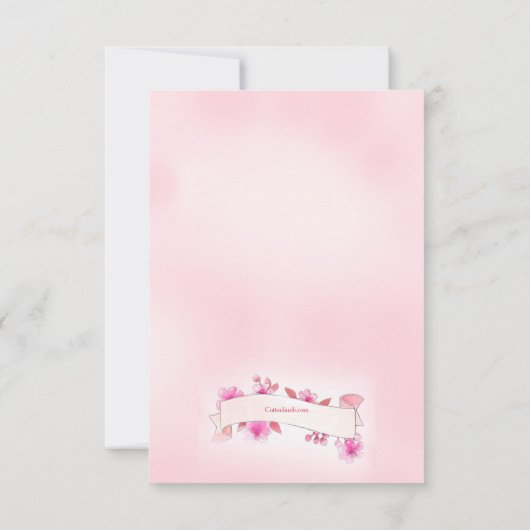 ツバメたち　結婚式の日程をお伝えします セーブザデート (裏面)