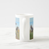 ツバメとパープル·マーティン ボーンチャイナマグカップ (裏面)