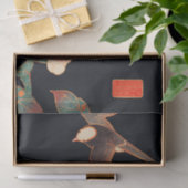 ツバメと椿（1900年）伊藤若冲 薄葉紙 (ギフト)