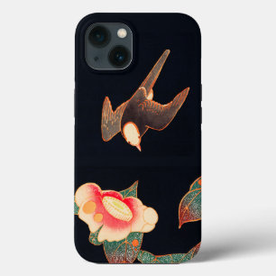 ツバメと椿(1900年)伊藤若冲 iPhone 13ケース