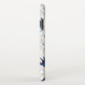 ツバメのパターンの折り返し紙 iPhoneケース (右側)