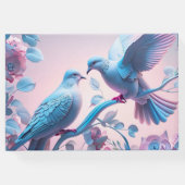 ツバメの二羽 フラット サンクス カード ゲストブック (裏面)