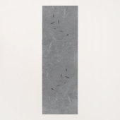 ツバメ飛んでいる産業グランジ鳥 ヨガマット (裏面)