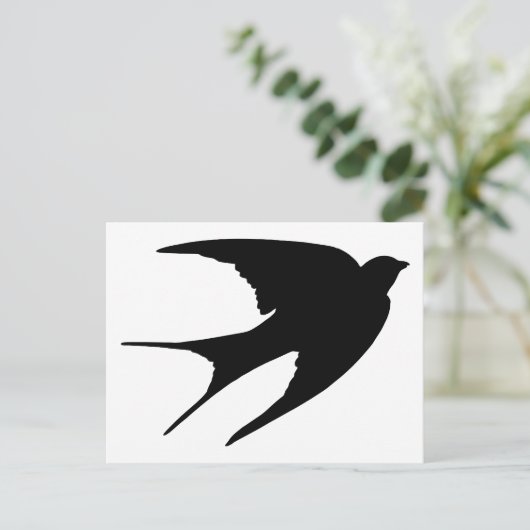 ツバメ ポストカード (スタンド正面)