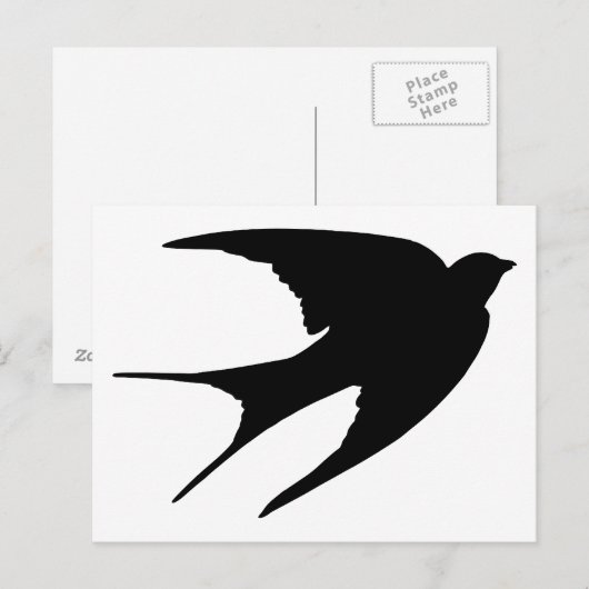 ツバメ ポストカード (正面/裏面)