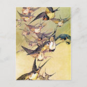 ツバメ ポストカード (正面)