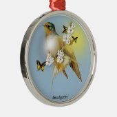 ツバメ メタルオーナメント (右)