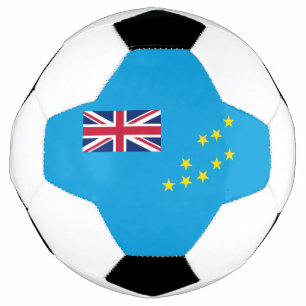 ツバルの旗 サッカーボール