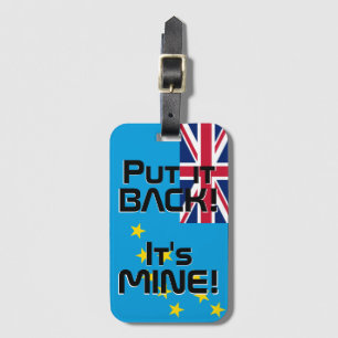 ツバル国旗おもしろい国 ラゲッジタグ