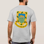 ツバル国旗の独立性お祝い Tシャツ (裏面)