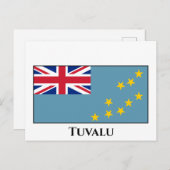 ツバル国旗 ポストカード (正面/裏面)