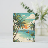 ツバル ポストカード (スタンド正面)