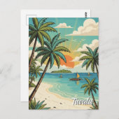 ツバル ポストカード (正面/裏面)