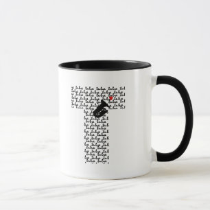 ツバ文字T マグカップ