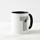 ツバ文字T マグカップ (正面右)