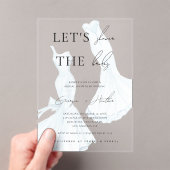 ツブライドLGBTQウォータカラードレスブライダルシャワー アクリル招待状 (インサイチュ (ポータブル))