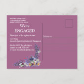 ツベルゼ&ラベンダー開花 インビテーションポストカード (裏面)