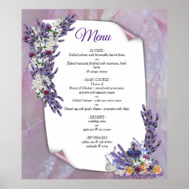 ツベルゼ&ラベンダー開花 ポスター