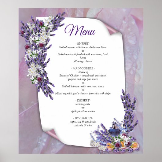 ツベルゼ&ラベンダー開花 ポスター (正面)