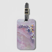 ツベルゼ&ラベンダー開花 ラゲッジタグ (正面縦)