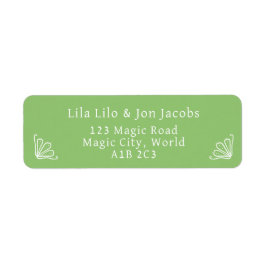 ツベルースパーソナライズされた差出人住所ラベル ラベル