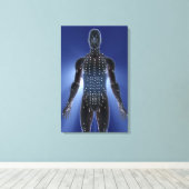 ツボのライトマップ キャンバスプリント (インサイチュ (ウッドフロア))