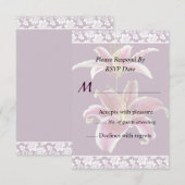 ツボワセリリーの結婚式招待状 招待状 (正面/裏面)