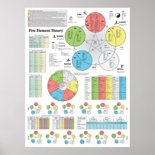 ツボ図5要素 ポスター (正面)