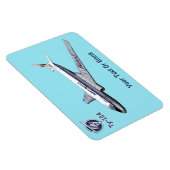 ツポレフ(Туполев)のTu104定期旅客機 マグネット (右側)