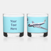 ツポレフ(Туполев) Tu-104エアライナー ウイスキーグラス (裏面)