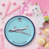 ツポレフ(Туполев) Tu-104エアライナー ペーパープレート (パーティー)