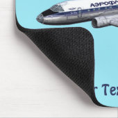 ツポレフ(Туполев) Tu-104エアライナー マウスパッド (コーナー)