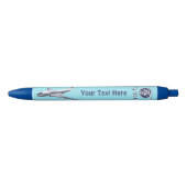 ツポレフ(Туполев) Tu-104エアライナー 青ボールペン (正面)