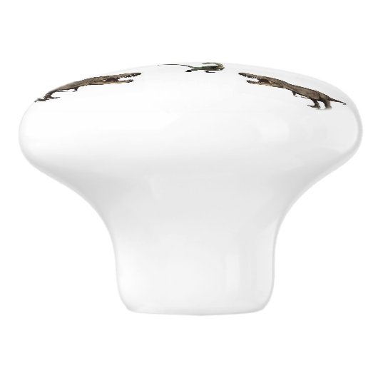 ツマミ恐竜 セラミックノブ (側面)