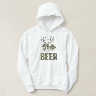 ツララのある怒れる熊 ビール ハンティング ヴィンテージ パーカ