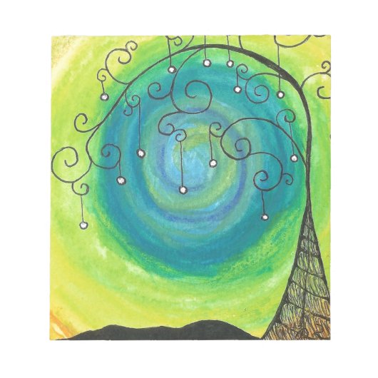 ツリお洒落ー ノートパッド (正面)