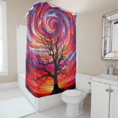 ツリアートー シャワーカーテン (インサイチュ)